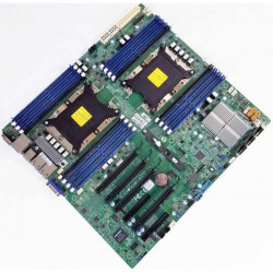 Материнcкая плата SuperMicro MBD-X11DPI-N E-ATX Up to 2TB 3DS ECC RDIMM 14 SATA3 4 USB 2.0 ports 5 USB 3.0 ports 1 VGA port, 2x1GbE